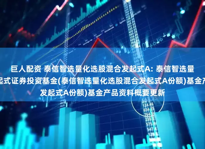 巨人配资 泰信智选量化选股混合发起式A: 泰信智选量化选股混合型发起式证券投资基金(泰信智选量化选股混合发起式A份额)基金产品资料概要更新