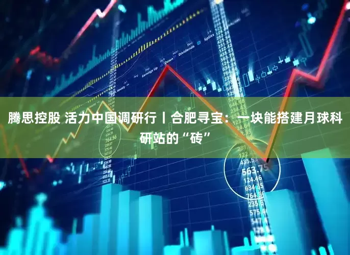 腾思控股 活力中国调研行丨合肥寻宝：一块能搭建月球科研站的“砖”