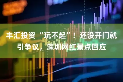 丰汇投资 “玩不起”！还没开门就引争议，深圳网红景点回应
